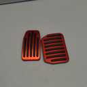 Foot Pedal Pads Set for Tesla Model 3 Model Y, Non-Slip Performance Aluminum Car Accessories Brake & Accelerator Pedal Covers for Model 3/Y (Red)