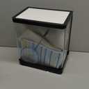 Betta Fish Tank Self Cleaning Glass 2 Gallon Small Nano Aquarium Starter Kits Desktop Room Decor w/LED Light Decorations & Whisper Filters Water Pump (Fish Tank)