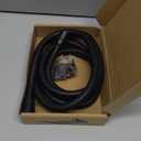 Blissland Shower Hose Extra Long 79 Inches Handheld Shower Head Hose with Brass Insert and Nut - Durable and Flexible(Matte Black)