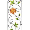 DREAMYSOUL Wind Spinner Outdoor, Wind Sculpture & Weathervane with Decorative Trellis for Climbing Plants, Kinetic Wind Spinners for Yard and Garden