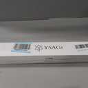 YSAGi Leather Desk Protector, Office Mat, Large Mouse Mat, Non-Slip PU Leather Blotter, Laptop Desk Mat, Waterproof Writing Pad for Office and Home(White, 40" x 24")