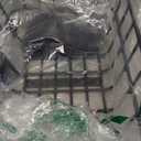 CXWXC Rear Bike Basket - Bicycle Rear Basket with Cargo Net and Waterproof Cover - Rear Mount Aluminium Bike Basket Large Capacity