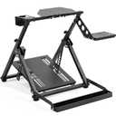 Marada X Frame Steering Wheel Stand Racing Sim Cockpit with Seat Slot Fit for Logitech/Thrustmaster/Fanatec G25 G27 G29 G920 T300 T248, No Pedal & Shifter