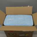 Amazon Basics Dog and Puppy Pee Pads, 5-Layer Leak-Proof Super Absorbent, Quick-Dry Surface, Potty Training, Regular (22x22"), 100 Count, Blue & White