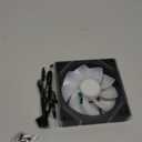 ICOLER Prism 4 EX 120mm ARGB Reverse case Fan, Infinity Mirror RGB Light Effect 5V 3PIN Motherboard Light Sync 800~1850RPM PWM PC Fan Suitable for Computer Case and CPU Cooler（Black）