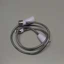 E26/E27 Light Socket Extender Adapter, 24 inches/60 cm Adjustable Bendable Rotation, Heat-Resistant E26 Base, Flexible Gooseneck Adjustable,Light Socket Extension Outlet Adapter (2 Pack)