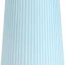 Blue Ceramic Vase, GUKJOB Small Cute Flower Vase for Pampas Grass, Home, Living Room, Dining Table, Farmhouse, Office Decor, Bedroom, Table, and Kitchen Shelf (Blue)