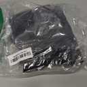 BFONS XL Silicone Faucet Handle Drip Catcher Tray, 18.1in x 5.7in x 0.79in, Black