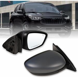 Right Passenger side Mirror Fits 2020-2026 Ford Escape with Blind Spot Mirror, Power Glass Without turn signals can be DIY Paintable Replace LJ6Z17683AFT LJ6Z17683DA LJ6Z17683DB(7 Pins)