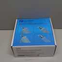 NearMoon Filtered Shower Head, High Pressure 8Round Rain Shower and 5 settings Handheld Shower Filter Combo with Self-adhesive Holder/1.5M Hose -1 Replaceable Filter Cartridge (Chrome Finish)