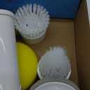 Electric Spin Scrubber Upgraded Battery with Extra-Long Runtime, IPX7 Waterproof Power Cleaner with 7 Brush Heads, 2 Speeds Adjustable Long Handle for Bathroom, Floor, Shower, Tile & Kitchen Cleaning (White)