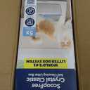 PetSafe ScoopFree Crystal Classic Self-Cleaning Litter Box System Automatic Cat Litter Box - Advanced Odor Control Includes Disposable Crystal Litter Tray (PAL00-17296)
