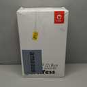 QPAU Inflatable Toddler Travel Bed with 3-Sided Safety Bumpers, Extra Large Kids Air Mattress, Includes Detachable Mattress, Portable for Camping, Travel, Home Use (Blue)