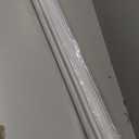 Joydeco Cordless Zebra Blinds for Windows, Dual Layer Free-Stop Zebra Shades Privacy Light Control for Day and Night, Light Filtering Sheer Blinds for Indoor Windows, Home (35" W X 75" H, White)