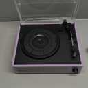 Vinyl Record Player with Speakers Vintage Turntable for Vinyls Records Belt-Driven Turn Table Support 3-Speed, Wireless Playback, Headphone, AUX-in, RCA Line LP Phonograph for Sound Enjoyment Black