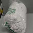 JML Luxury Hotel & SPA Oversized Bath Towels (2 Pack, 40"x80") - 350GSM High-Density Fleece Towel Sets - Super Soft and Absorbent, Lint Free, Fade Resistant Extra Large Bath Sheet, White