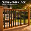 50 Pack 32.25" Aluminum Deck Balusters with Screws