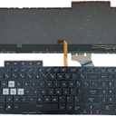 Laptop Replacement US Layout Colorful Backlight Keyboard for Asus ROG Strix G17 G731 G731G G731GT G731GU G712LU G712LV G712LW G712 0KNR0-6813US00 V185026JS1 0KN1 912KO11