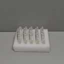 OwnMy 5PCS Clear Glass Candle Plates 3 Inch Pillar Candle Holders, Glass Coasters Decorative Round Candle Plates and Trays for Pillar Candles, for Dining/Wedding Table Centerpieces