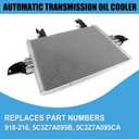 Automatic Transmission Oil Cooler Compatible with Ford F250 F350 F450 F550 Super Duty Truck V8 6.0L V10 6.8L 2003-2010 Replaces 918-216