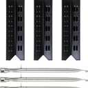 FSOGBG3005 Grill Replacement Parts for Outdoor Gourmet Grill Parts 3 Burner Flame Tamer Burner Tube FSODBG1204 FSODBG3003 FSODBG1205 FSODBG1200 Outdoor Gourmet Pro Triton Parts Heat Shields Burners