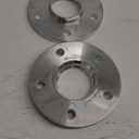 Customadeonly 5x114.3 Wheel Spacers for RSX RL CL TL Prelude CRV CR-Z MDx Pilot S2000 NSX Accord Element TSx, Hubcentric with Lip, 64.1mm Bore (10mm Thick 2pcs) Extended Studs Required (Silver)