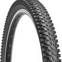 Hycline Bike Tire,20/24/26/27.5 Inch Folding Replacement Tire for MTB Mountain Bicycle-Black/Skinwall
