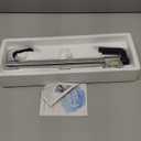 Tevlaphee Universal Steering Wheel Brake Lock Anti-Theft Retractable Double Hook Extended Car Lock Clutch Pedal for Car Truck SUV Van Security with 3 Keys(Extended) (Max length of 37.4")