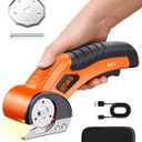 Electric Scissors, Cardboard Cutter, With LED Light, High-Efficiency Brushless Motor, 3500mAh Battery, Tungsten Steel Blade, Suitable for Cloth, Cardboard, Leather, Carpet