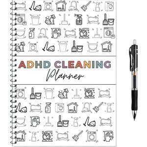 Cleaning Planner, Cleaning Schedule and Checklist Organizer