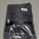 8ft Black Table Cloth Rectangle Stretch Fitted Ruffle Pleated Table Skirt No-Slip, Wrinkle-Free Spandex Tablecloths Portable TableCover for Retirement Sad Day Birthday Party Decor Wedding Baby Shower (96" x 30" (8FT-1 Pack))