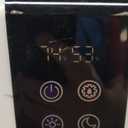 Dehumidifier, Dehumidifiers for Home,98 OZ Water Tank, (1000 sq.ft) Quiet Dehumidifier for Basement Bathroom Bedroom with Humidity Display, Auto Shut Off, Relaxing 7 Color Ambient Light(White)