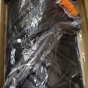 Snow Shovel Heavy Duty for Driveway with Ergonomic Handle to Use Without Backpain for Home Garage Car - Snow Shovel with 18 Inch Blade Large Capacity and 58 Inch Long Ergonomic Handle (Black)