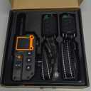 AI Dog Shock Collar 2 Dogs (10-120Lbs) - 3300FT Dog Training Collar with Remote, IPX7 Waterproof Collar with Beep, Vibration, Safe Shock for Large Medium Small Dogs, Keypad Lock and Flashing Light (Black)