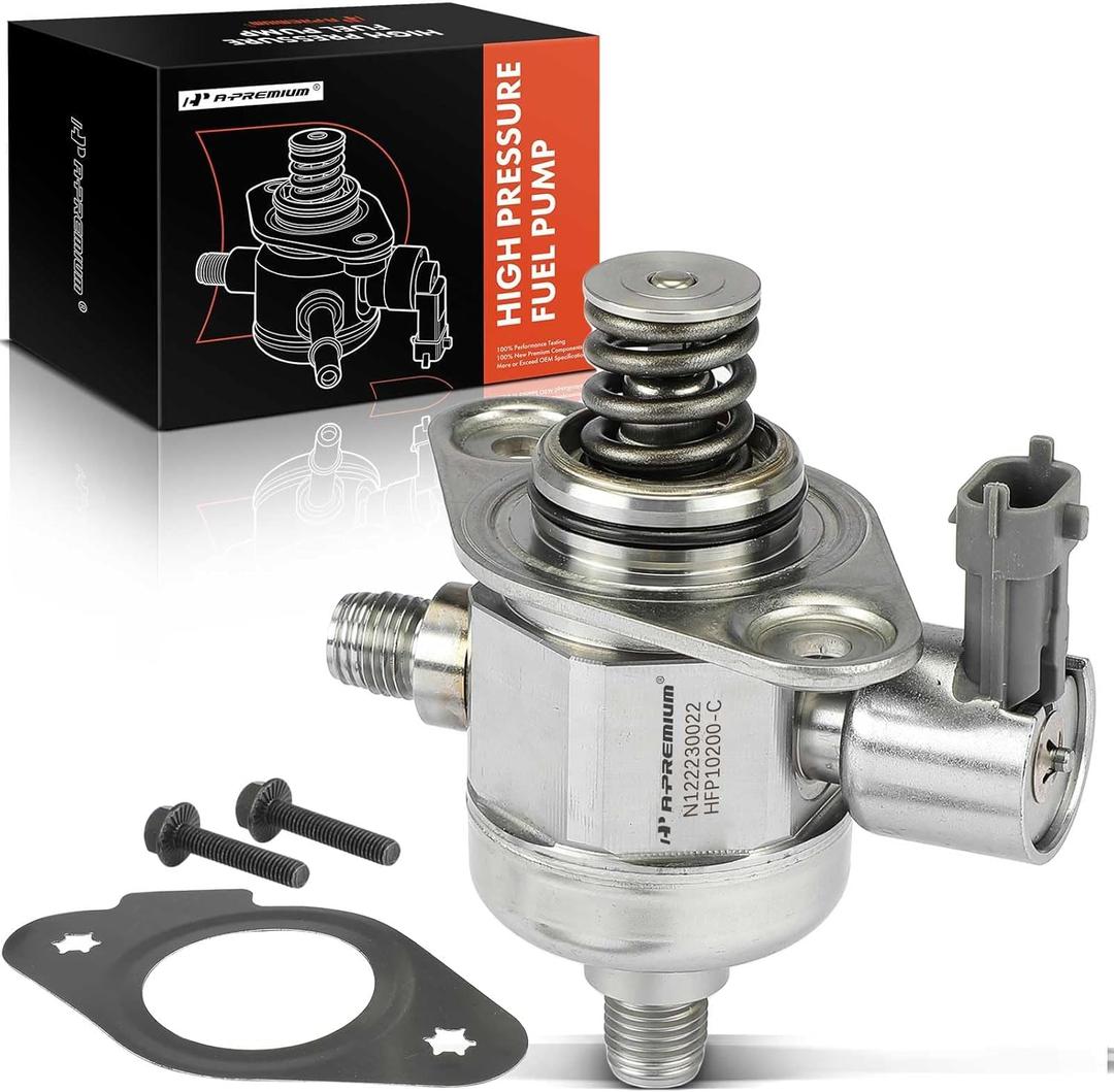 A-Premium High Pressure Fuel Pump Compatible with Chevrolet Traverse, Camaro & GMC Acadia 2009-2016, Acadia Limited & Buick Enclave, LaCrosse, Allure & Cadillac CTS, STS & Saturn Outlook, 2009-2017