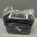 Bike Handlebar Bag with Touch Screen Phone Holder, 6L Large Water Resistant Bike Basket Front Bag with Handlebar Adapter, Reflective Bike Storage Pouch with Shoulder Strap for Bicycle and E-bike