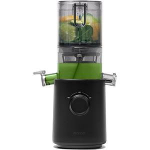 Nama J3 Compact Cold Press Juicer Space Saving & Self Feeding for Hands-Free Operation Lightweight, Portable Zero Waste Slow Masticating Juicer Easy Cleanup & Assembly - Black