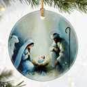 Christian Gifts: Nativity Scene Christmas Ornaments | Christian & Religious Holiday Decor (Christmas Tree Decorations), Holy Family Ornament, Religious Gift, Baptism Gift & Unique Faith Festival Gifts