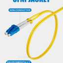 OS2 LC to LC Fiber Patch Cable,OFNP Singlemode Fiber Optic Cable 1G/10GB SMF Duplex Jumper Patch Cord 9/125m for SFP+ Transceiver-3m(9.84FT) 4Pack