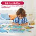 SYNCFUN 4 Packs Magical Dinosaur Wooden Puzzles Glow in The Dark, 35 & 24 PCS Puzzles Board for Preschool Educational Toddlers, Dinosaur Toys for Kids Ages 3-5 Birthday Valentine Easter Gifts