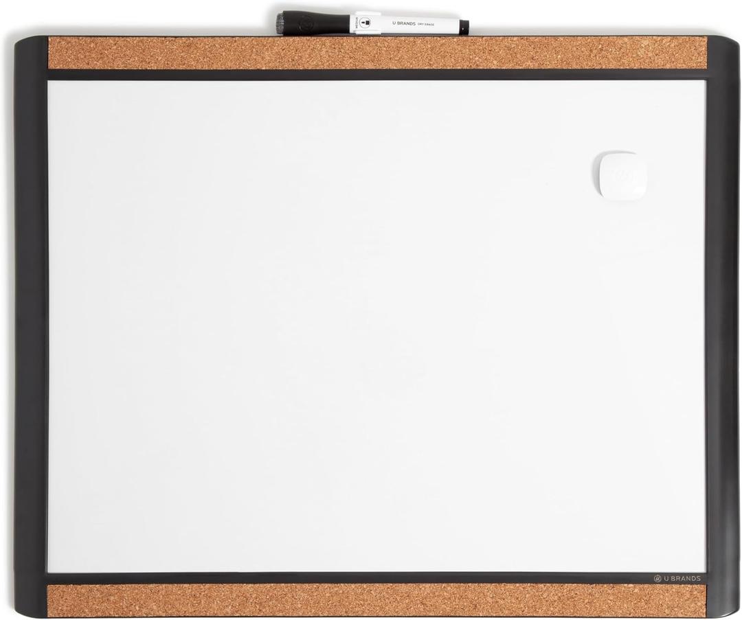 Modern Pinit Magnetic Dry Erase Board Frame, 16x20