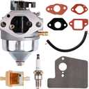 BlueStars GCV190 HRX217 Carburetor Kit - For Honda GCV 190 GCV190LA GCV190A Engine HRX 217 HRB217 HRX217K1 HRX217K2 Lawn Mower 16100-Z0Y-813 Pressure Washer Manual Choke with 16211-ZL8-000 Insulator