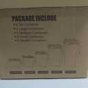 30 PCS Airtight Food Storage Containers with Lids, Kitchen Pantry Organization and Storage, BPA-Free Plastic Scale Food Canisters for Cereal, Flour, Sugar, Dry Food, Include Labels & Marker