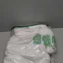 Infinitee Xclusives 100% Cotton Luxury Bath Towels Set of 2 (27x54 Inches) (Brilliant White, Bath Towels - Pack 2)