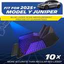 Michelin Vehicle Mat for 2025-2027 Tesla Model Y Juniper 5 Seat (6 Piece) | Floor Mats & Trunk & Frunk Mats, All-Weather TPE Custom Fit Liner,Elite Series, Not Fit Standard or 7 Seat