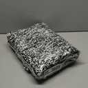 Black and White Bathroom Rugs Runner Extra Long 59.8"x29.9" Large Bath Mat Plush Shaggy Microfiber Bath Rugs Non-Slip Absorbent Bath Mat Extra Soft & Thick bath rugs for bathroom, Machine Washable