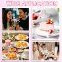 3 x 200Pcs Pink Bow Cocktail Picks,4.3" Fruit Skewers for Party Fancy,Toothpicks for Drinks,Appetizers Charcuterie,Bowknot Party Decor for Birthday, Bridal Shower,Bachelorette,Wedding Supplies