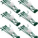 Mole Gopher Trap Outdoor Metal Tactical Vole Traps Outdoor Reusable Gopher Killer Keep Moles Out of Yard Lawn Garden, Pack of 6, Green