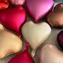 4 x Lovoir 10 Pcs Black Heart Shape Foil Mylar Balloons 18 Inch Love Balloons for Valentine's Day Birthday Party Decorations Wedding Engagement Romantic Decor (Black)