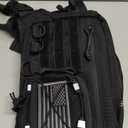 Outdoor Sports Chest Bag for Men, Chest Vest Holster Fits Most Pistols, EDC Travel Chest Pack for Running, Hiking (Black)